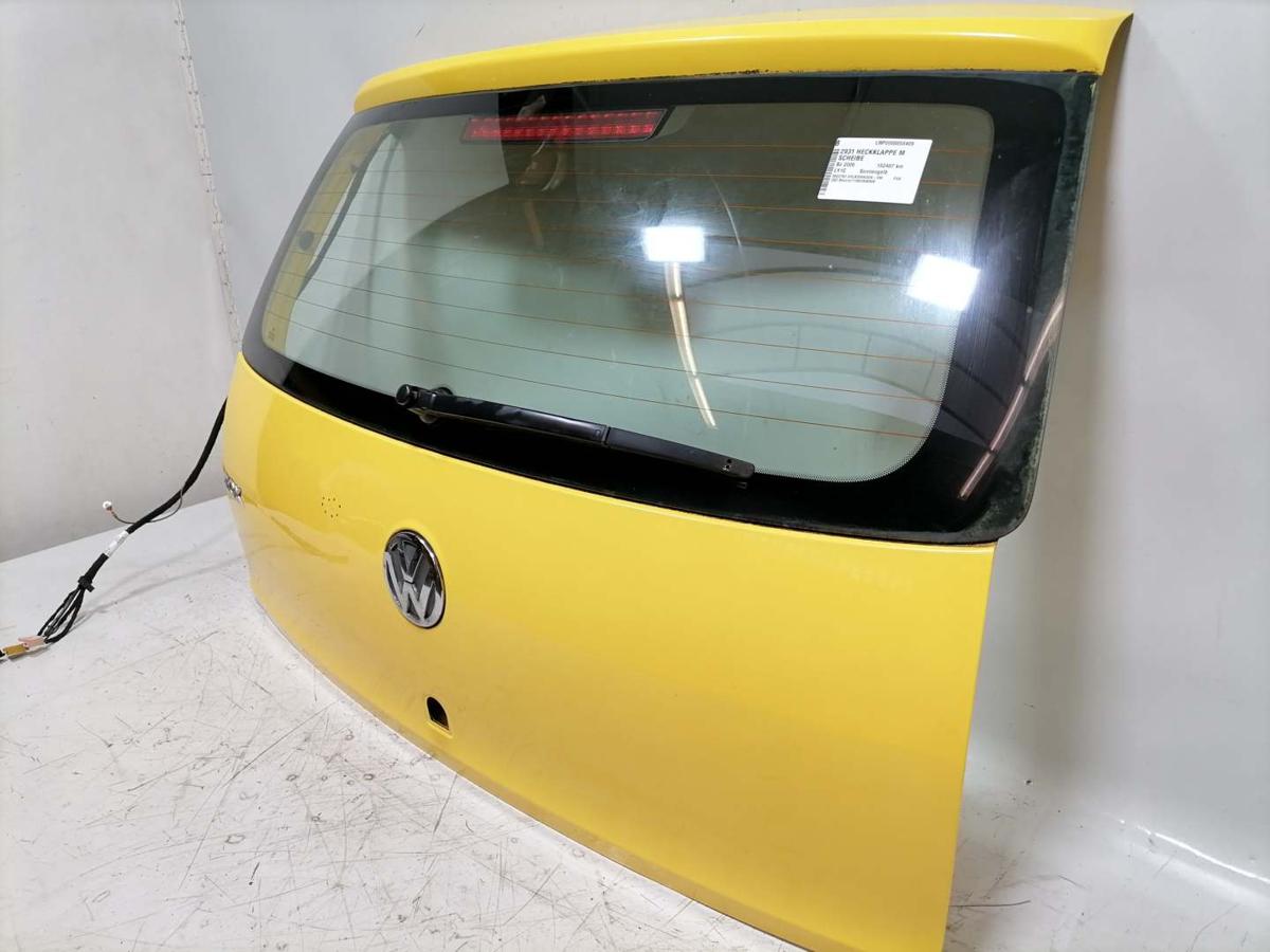 VW Fox original Heckklappe mit Heckscheibe LY1C Sonnengelb Bj.2006